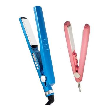 Imagem de Conjunto Chapinha Profissional + Mini Prancha Portátil