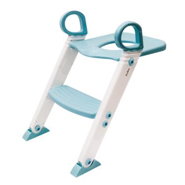 Imagem de Assento Infantil Redutor De Vaso Com Escada Buba - Azul