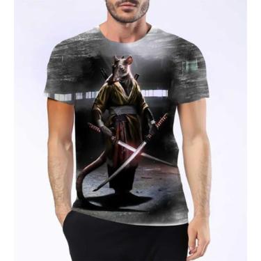 Imagem de Camisa Camiseta Mestre Splinter Rato Ninja Pai Tartarugas 9 - Estilo K