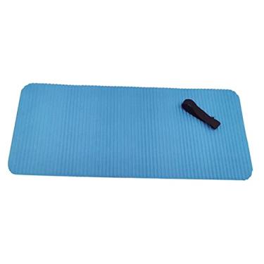 Imagem de YIJU Joelheira para Ioga - Almofada para Joelho para Ioga para Acolchoamento Extra E Suporte para Joelhos, Cabeça, Pulsos E Cotovelos, 24 "x 10", Espessura - Azul