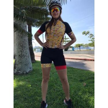Imagem de Macaquinho Ciclismo Feminino Bicicleta Fooke Fit Gel