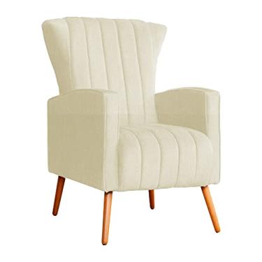 Imagem de Poltrona Decorativa Melinda Pés Palito Suede Cores DS Estofados
