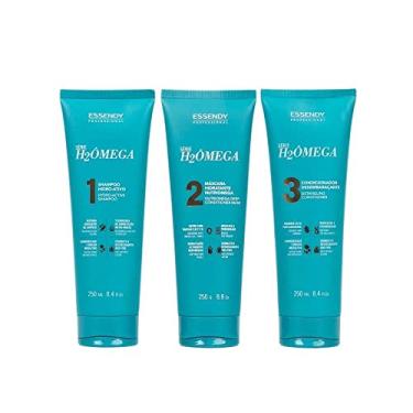 Imagem de Kit Essendy H2ômega Shampoo, Máscara e Condicionador 250ml