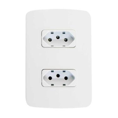 Imagem de Conjunto 2X4 2 Tomadas 10A B3 Margirius