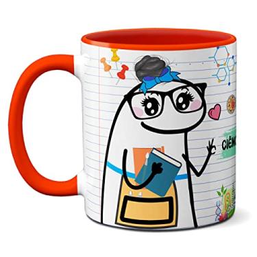 Imagem de Caneca Professora De Ciências/Biologia Liguem O Datashow (Vermelha)