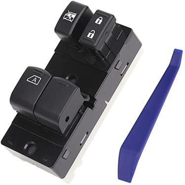 Imagem de Obaee Interruptor de janela Master Power lado do motorista compatível com Nissan Frontier 2007 2008 2009 2010 2011 2012 2013 2014 2015 2016 2017 Substitui 25401-ZP50A 25401ZP50A