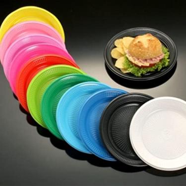 Imagem de Pratos Descartáveis para Lanche - 80 unidades