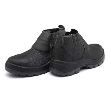 Imagem de Botina em Couro Biqueira em Plástico Safety Flex - 11SFB48-BP - Marluvas