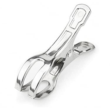 Imagem de TopHomer 10 peças de grampos de toalha de praia de aço inoxidável, grampos grandes à prova de vento de 11 cm grampos de prendedores de roupa para colchas, espreguiçadeiras