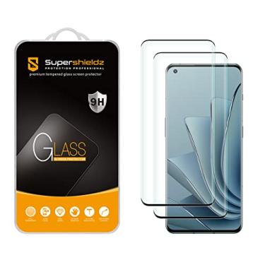 Imagem de (2 pacotes) Supershieldz projetado para OnePlus 10 Pro protetor de tela de vidro temperado, (cobertura completa) (vidro curvado 3D) antiarranhões, sem bolhas (preto)