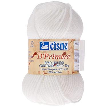 Imagem de Lã Para Tricô Cisne D'primera 40g Branco