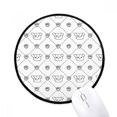 Imagem de DIYthinker Dog Claw Protect Animal Pet Lover Mouse Pad Desktop Office Tapete Redondo para Computador
