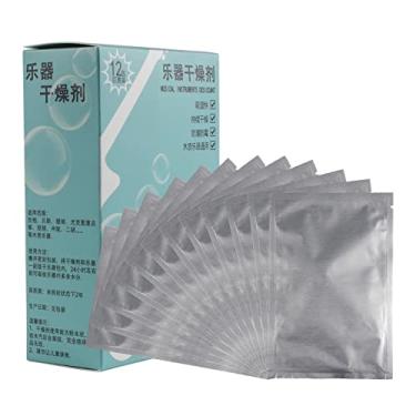 Imagem de DOYING 12 pacotes de instrumento musical de madeira dessecante universal absorvente de umidade para baixo violão folk ukulele violino guzheng erhu