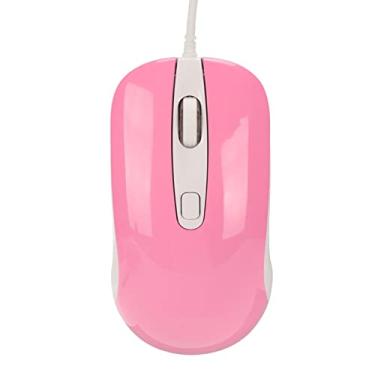 Imagem de Mouse para Jogos Com Fio, Apenas para Jogos Com Mouse para Jogos Com Fio, Retroiluminado RGB 3500DPI 4 Botões Design Ergonômico Mouse de Computador Com Fio (Rosa)