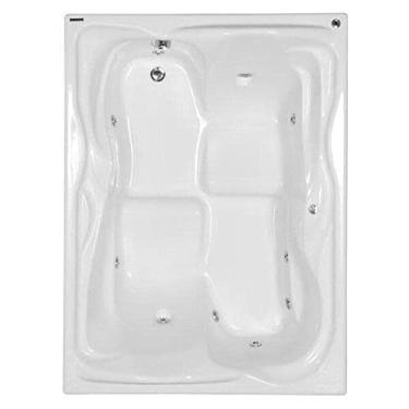 Imagem de Banheira Hidromassagem Astra Nobile Maggiore Luxo 180cmx130cmx53cm - 04 Jatos Acrílico P1 Com Aquecedor 220v