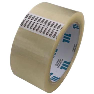 Imagem de Fita Adesiva Transparente 45X100 Durex Largo - Kit 3 Rolos