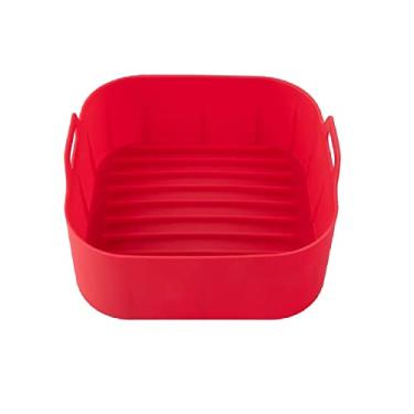 Imagem de Forma Quadrada Em Silicone Antiaderente P/Fritadeira Elétrica