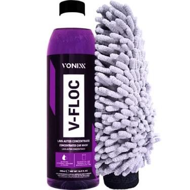 Imagem de V-floc 500ml Shampoo Neutro Para Lavar o Carro Moto Caminhão + Luva de Microfibra Tentaculos