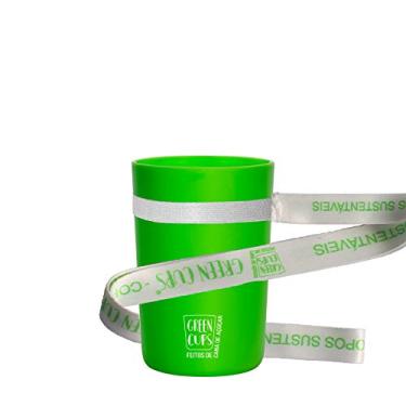 Imagem de 6 Copos Eco Sustentavel 200ml Green Cups