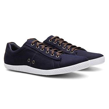 Imagem de Sapatenis Masculino Tenis Casual Dia-a-Dia Cor:Azul;Tamanho:44