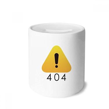 Imagem de DIYthinker Programmer 502 Caixa de cerâmica para guardar moedas com aviso de erro