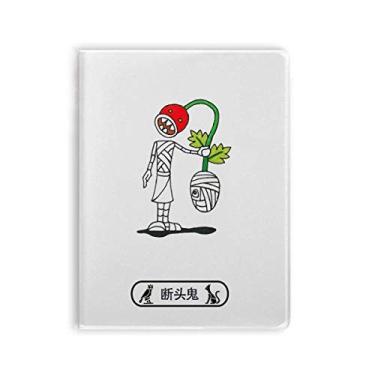 Imagem de Diário de capa macia de Halloween com estampa de fantasma e horus