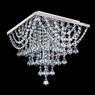 Imagem de Lustre De Cristal Plafon Pião 38X38X38Cm - Jp/Yokohama/38
