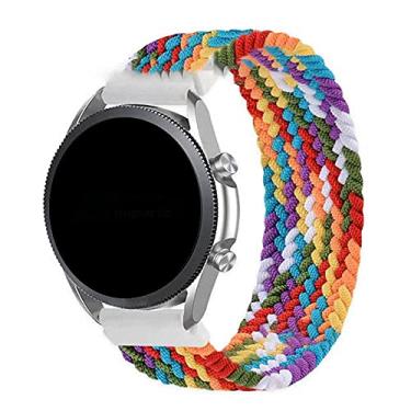 Imagem de Pulseira 22mm Trançada Elastica LTIMPORTS, compativel com Galaxy Watch 3 45mm - Galaxy Watch 46mm Sm-R800 - Gear S3 Frontier - GTR4/GTR3/GTR2/GTR 47mm - Bip 5 (Mix [Tam. P] (Pulso 175 até 185mm))
