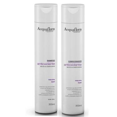 Imagem de Shampoo E Condicionador Antioxidade Seco Danificado Acquaflora 300ml