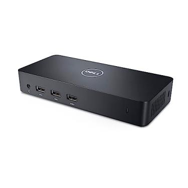 Imagem de Dell Estação de ancoragem USB 3.0 Ultra HD/4K com tela tripla (D3100), preta