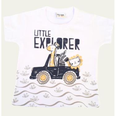 Imagem de Camiseta Bebê Masculina Verão -  Explorer - Fakini Kids