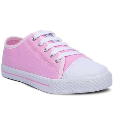 Imagem de Tenis Infantil Menina Menino Casual Masculino Feminino Moda Star 11.21 (Rosa, BR, Criança de 4 a 8 anos, Numérico, 34)