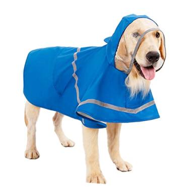 Imagem de FRCOLOR 1 Unidade poncho de chuva com capuz capa de chuva para cachorro com capa de chuva de estimação capa de chuva para animais de estimação bicho de estimação roupas cães pequenos