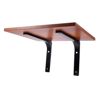 Imagem de Mobestech 1 Conjunto De Suportes De Estante Cozinha Prateleira De Madeira Fazenda Prateleiras Flutuantes Prateleiras De Exibição Para Decoração De Parede Decoração De Parede Armazenamento