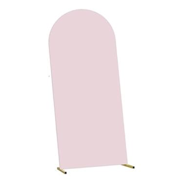 Imagem de Generic Capa decorativa para arco de casamento, cobertura redonda para cenário, para fotografia, adereço, recepção de aniversário, noivado, chá de bebê, 80cmx180cm