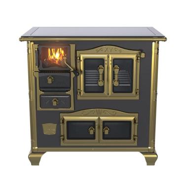 Imagem de Fogao a Lenha Venax n 1 Princess Premium Preto Gold