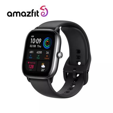Imagem de Novo amazfit gts 4 mini smartwatch 24h 120 de freqüência cardíaca modos de esportes relógio
