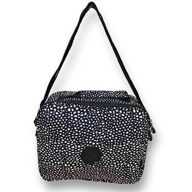 Imagem de Bolsa Térmica Juvenil Adulto Menina Lancheira Porta Marmita (preta)