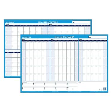 Imagem de AT-A-GLANCE Calendário de parede apagável sem data, 91,44 cm x 60,96 cm, GG, 90 dias e 120 dias, reversível, horizontal (PM239B28)