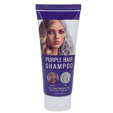 Imagem de Shampoo, xampu nutritivo para cabelos secos, capacidade de limpeza suave cuidados nutrir mais saudável xampu de cabelo roxo para todos os tipos de cabelo