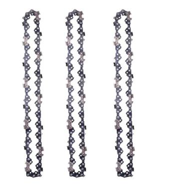 Imagem de 16quot; Motosserra em polegadas 3/8" LP .050" Medidor 55 links de acionamento semi cinzel elétrico gasolina motosserra peças sobressalentes poda de registro, corrente 3x