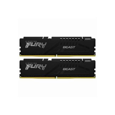 Imagem de Memória Ram Kingston Fury Beast Ddr5 16Gb 2X8Gb 5600Mhz Preto Kf556C40Bbk2 16