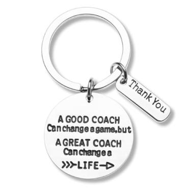 Imagem de Chaveiro Sportybella Coach, presente de treinador, um bom treinador pode mudar um jogo, mas um ótimo treinador pode mudar uma vida chaveiro