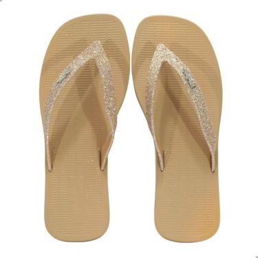 Imagem de Chinelo Melissa Sun Long Beach II Adulto Bege/Bronze