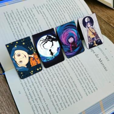 Imagem de Kit com 4 Marcadores de Página Magnético Modelo Coraline 001