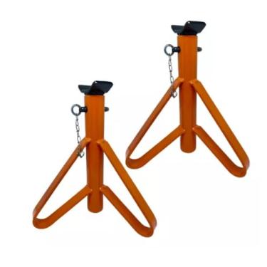 Imagem de 2 Preguiças Carro Cavalete Para Automóvel 2t Suporte Veículo Apoio