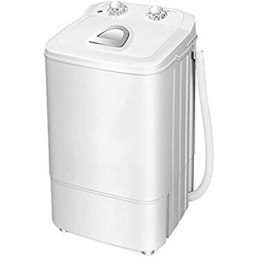 Imagem de Lavadora com secadora, máquina de lavar carga superior, lavagem de 4,6 kg, nível de água ajustável, para apartamento, hotel, quarto/semiautomática
