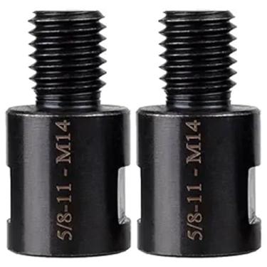Imagem de 2 peças 5/20.3 cm-11 fêmea para M14 acessório de esmerilhadeira angular, polidor rotativo 5/20.3 cm-11 para conversor adaptador de rosca M14