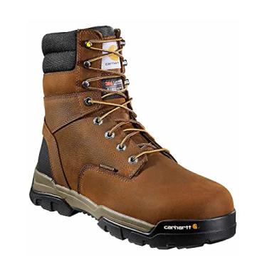 Imagem de Carhartt Tênis masculino Ground Force 20,32 cm à prova d'água Cme8347, Marrom, 42