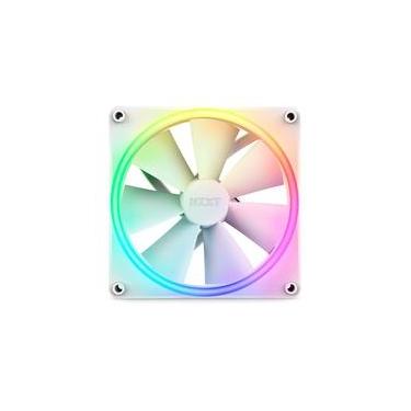 Imagem de Ventoinha NZXT F140RGB Duo 140mm, Led RGB, Branco - RF-D14SF-W1